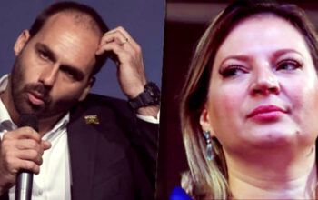 Joice encara Eduardo Bolsonaro: ‘frouxo’, "Dudu bananinha", ‘fumador de maconha’
