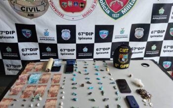 Um homem e de duas mulheres são presos em Ipixuna por tráfico de droga