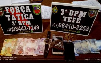 Homens são presos em Tefé por suposto tráfico de drogas