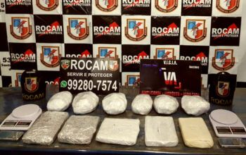 Dupla é presa em Santo Antônio do Içá com 10,5 kg de cocaína