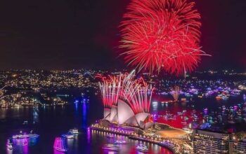Com queima de fogos, 2021 chegou à Oceania e parte da Ásia; veja imagens