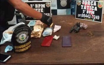 Em Tefé, dupla é presa por roubo à loja de materiais de construção