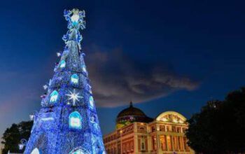 TCE-AM suspende pagamento de R$ 3,6 milhões para montagem de árvore de Natal e campeonato de Peladas