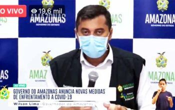 Governador decreta toque de recolher de 24h na esperança de conter a escalada descomunal do coronavírus no AM