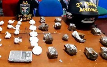 Dupla é presa em Anamã por ligação com tráfico de drogas
