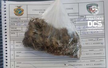 Homem por tráfico de entorpecentes em Novo Airão