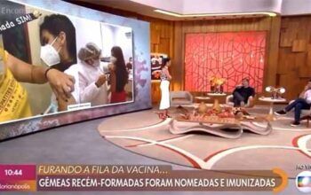 Irmãs Lins levam um baita puxão de orelha de Fátima Bernardes por furarem fila da vacina da covid-19