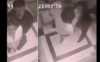 Mulher nocauteia com uma  sequência de golpes homem que a assediava em elevador - vídeo