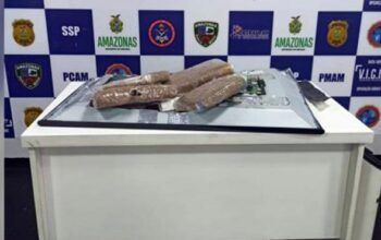 Quatro tabletes de maconha são apreendidos em embarcação no porto de Coari