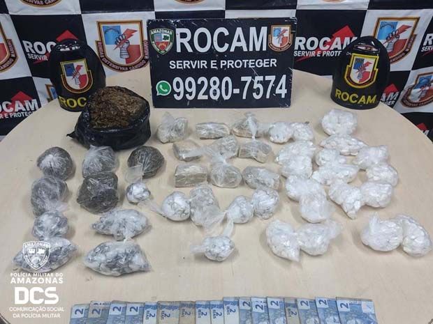 Adolescentes envolvidos com tráfico de drogas são apreendidos nas zonas leste e sul