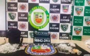Homem com mais de 600 porções de entorpecentes é detido pela Polícia Militar na zona leste