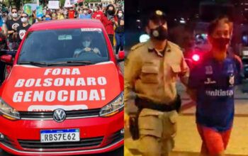 Secretário do PT é preso em Goiás por usar adesivo "Fora Bolsonaro Genocida" no carro (vídeo)