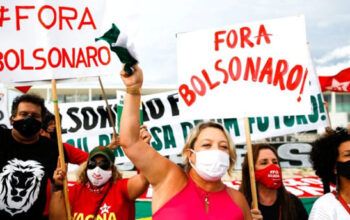 Milhares vão às ruas e protestam contra Bolsonaro em várias cidades