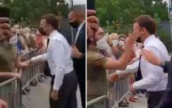 Monaquista agride Macron com um tapa na cara