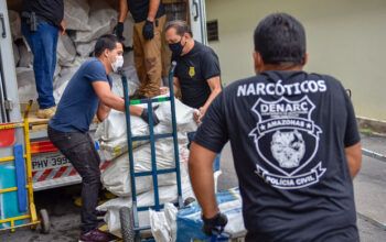 PC-AM incinera 1,5 tonelada de entorpecentes apreendidos pelo Denarc