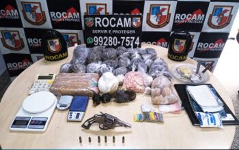 Rocam desmonta laboratório de drogas na zona oeste de Manaus
