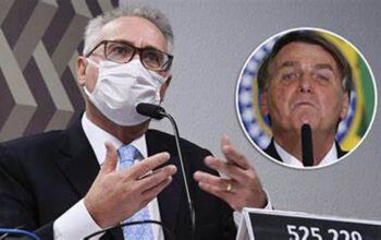 Bolsonaro diz que o relatório de Renan é um lixo