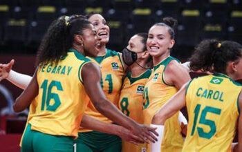 Brasil vence Japão e se firma em segundo no vôlei feminino