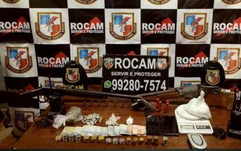 Homem de 44 anos é preso no Careiro Castanho por tráfico de drogas e porte ilegal de arma