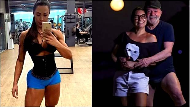 Coxas de Lula conquistam Gracyanne Barbosa e ela lança desafio a Bolsonaro