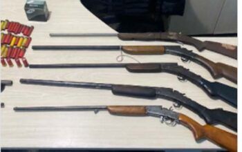 Agricultor é preso no Rio Preto da Eva com sete armas de fogo