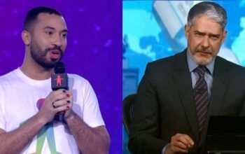 Após Gil do Vigor mandar recado para William Bonner ao vivo, Natasha Dantas dispara: Você precisa ser nosso amigo