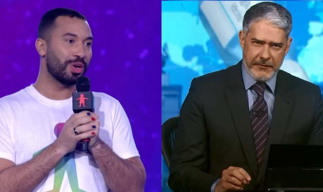 Após Gil do Vigor mandar recado para William Bonner ao vivo, Natasha Dantas dispara: Você precisa ser nosso amigo