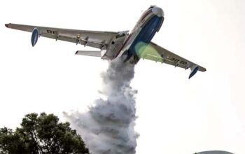 Avião russo de combate a incêndios Be-200 cai na Turquia, 8 tripulantes morrem (VÍDEOS)