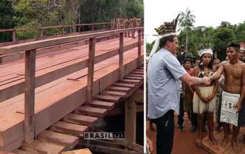 Governo Bolsonaro gastou R$711 mil para inaugurar ponte de R$255 mil