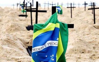 Brasil ultrapassa a marca de 570 mil mortes pela Covid-19