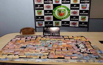 Casal que fazia transporte de drogas e dinheiro em carro de aplicativo é preso