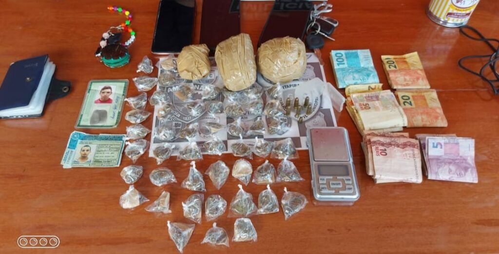 Homem é preso em Itapiranga por tráfico de drogas