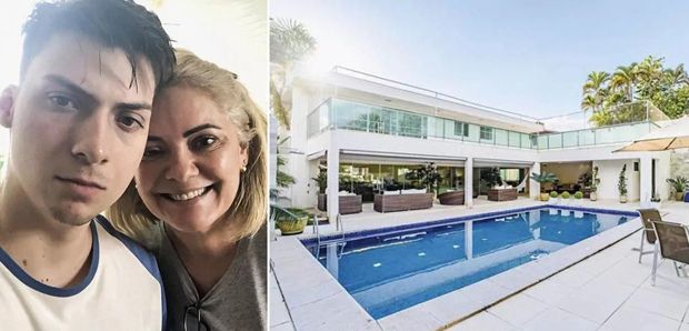 Jair Renan e ex-mulher de Bolsonaro mudam para mansão de R$ 3,2 mi