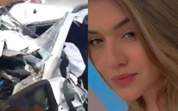 Mulher de 24 anos morre em grave acidente de trânsito; carro capotou e colidiu contra muro