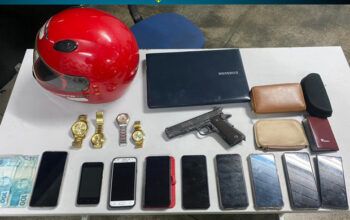 PMAM detém dois homens e uma mulher por roubo, no bairro Nossa Senhora das Graças