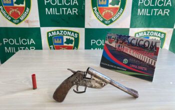 Polícia Militar detém homem após disparo de arma de fogo em tentativa de roubo