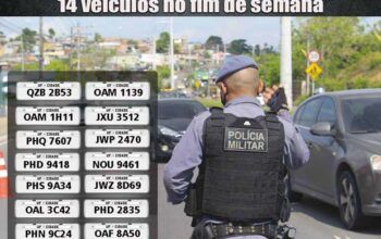 Polícia Militar recupera 14 veículos com restrição de roubo, no último fim de semana