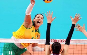 Tandara da seleção feminina de vôlei é suspensa por potencial violação antidoping