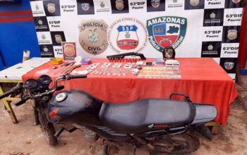 Três homens são presos em Pauini por tráfico de drogas e porte ilegal de arma