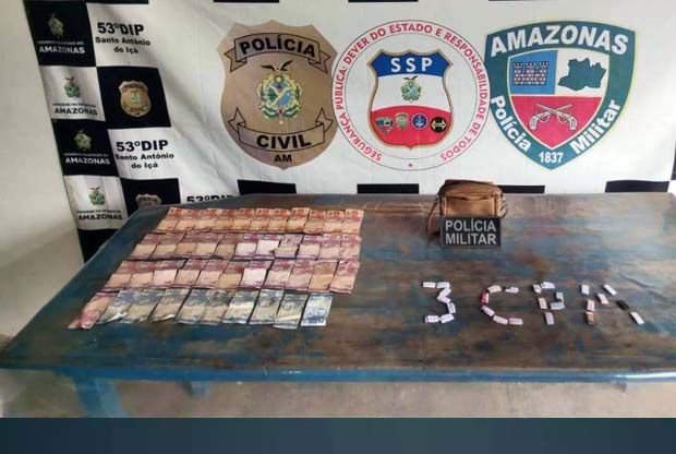 Três homens são presos em Santo Antônio do Içá por furto e tráfico de drogas