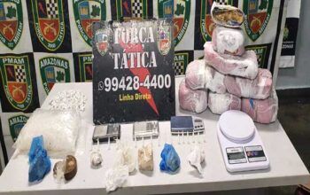 Homem de 19 anos é preso com 11kg de oxi e mais de 200 embalagem de cocaína em Manaus