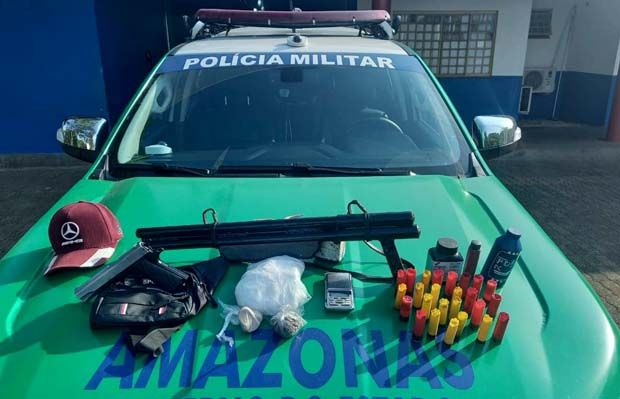 Homem é preso em Manacapuru com armas, munição e droga