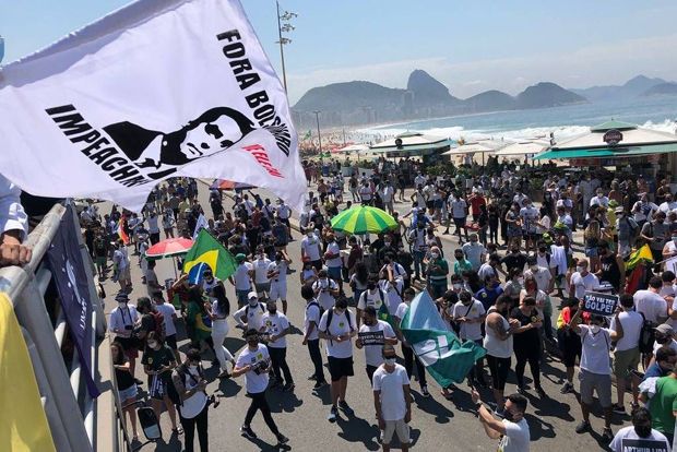 Convocada pelo MBL, manifestações contra o governo Bolsonaro têm baixa adesão