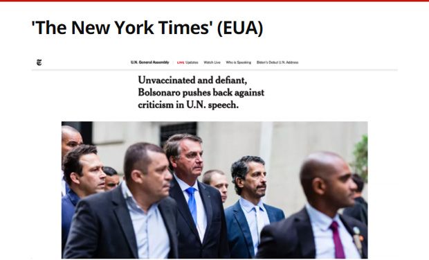 Imprensa mundial destaca 'negacionismo' e 'discurso radical' de Bolsonaro na ONU - confira