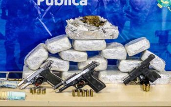 Integrantes de organização criminosa, colombianos são presos com droga e armas