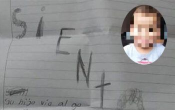Mãe encontra filho de 2 anos morto com bilhete ao lado