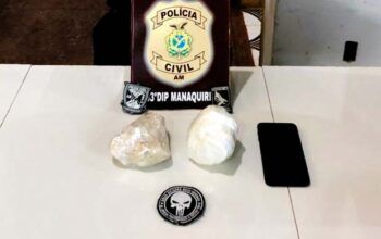 Mulher é presa em Manaquiri com 500g de cocaína