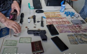 No Iranduba homem é preso com substâncias drogas e arma de fogo