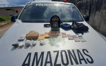 No Rio Preto da Eva polícia prende homem e apreende adolescente por tráfico de drogas