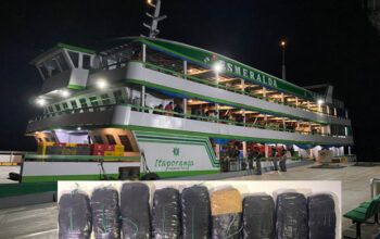Nove tabletes de cocaína são apreendidos nas proximidades de Coari no navio Itaporanga procedente de Tabatinga